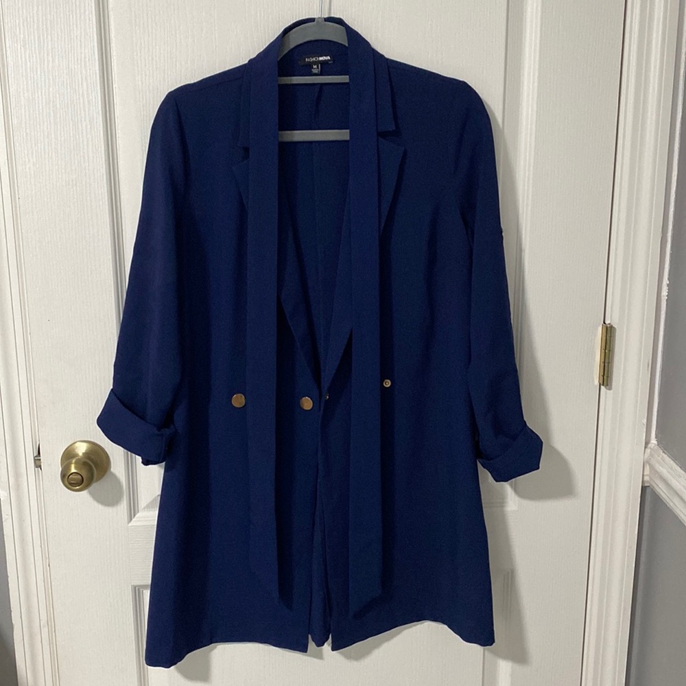 Blazer Dress Navy Blue